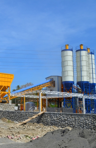 Belt Feeding Concrete Plant