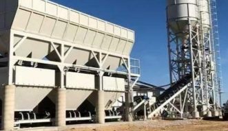 Dry mix concrete plant