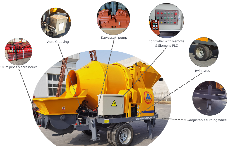 JBS concrte mixer pump