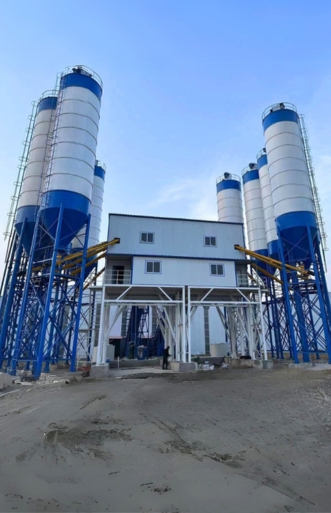 Belt Feeding Concrete Plant