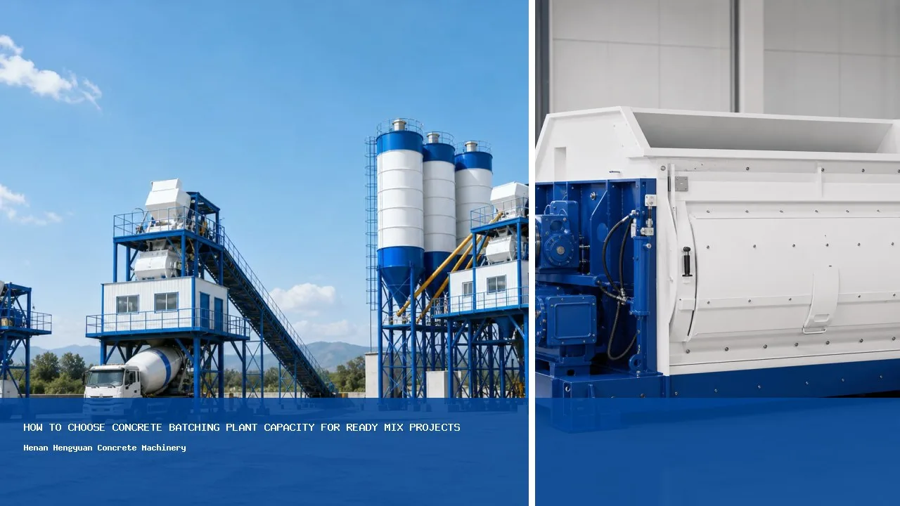 Como elegir la capacidad de una planta de concreto para proyectos ready mix detail