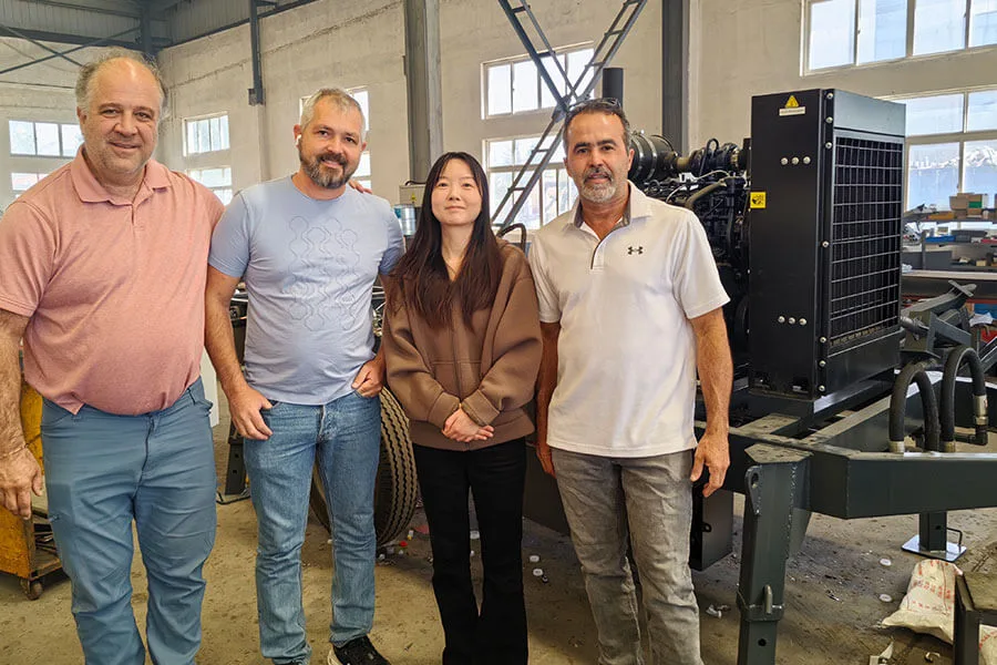 Un client americain visite l'usine Hengyuan pour une cooperation
