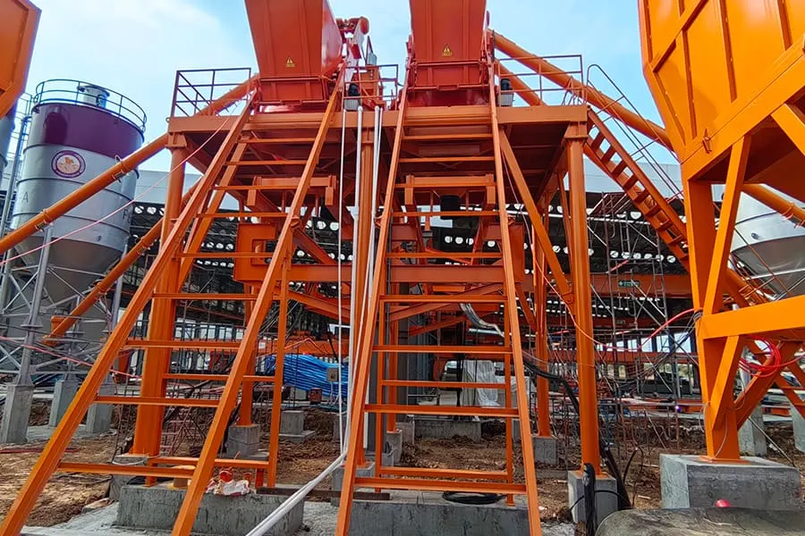 Planta de concreto con mezcladora vertical en Sudafrica | Produccion de concreto para construccion y proyectos prefabricados