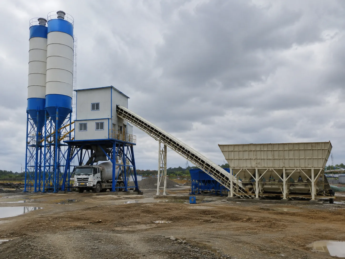 HZS60 Planta de Concreto Estacionaria