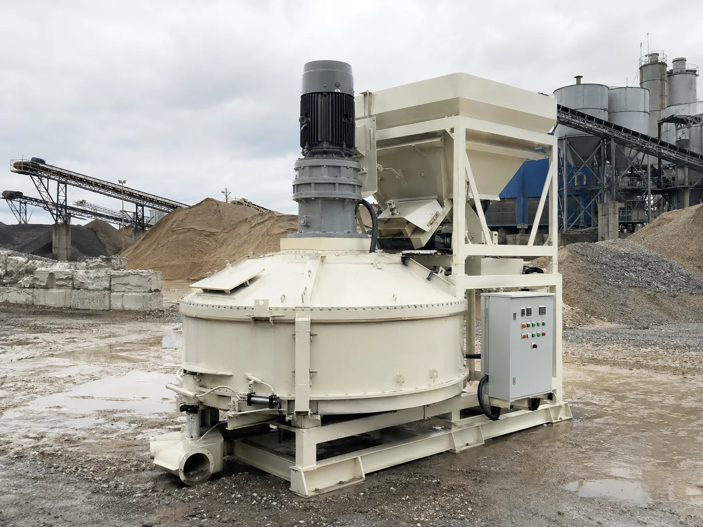 JN2000 Malaxeur Planetaire a Beton JN