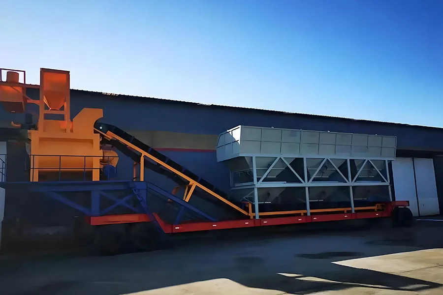YHZS100 Planta Movil de Concreto con Cinta Transportadora