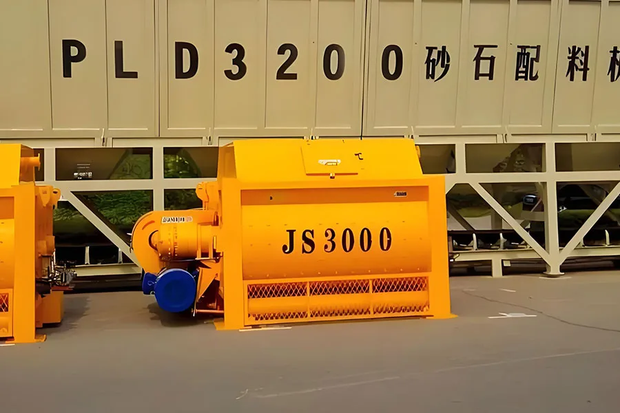 JS3000 двухвальный бетоносмеситель JS