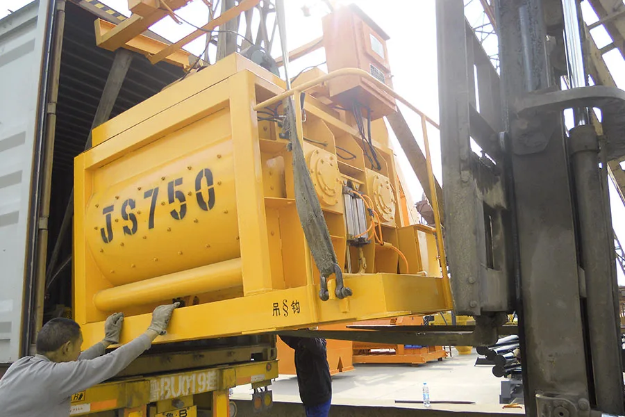 JS750 Malaxeur a Beton Double Arbre JS