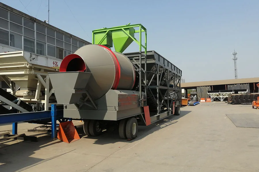 YHZM75-3 Planta Movil de Concreto con Mezclador de Tambor