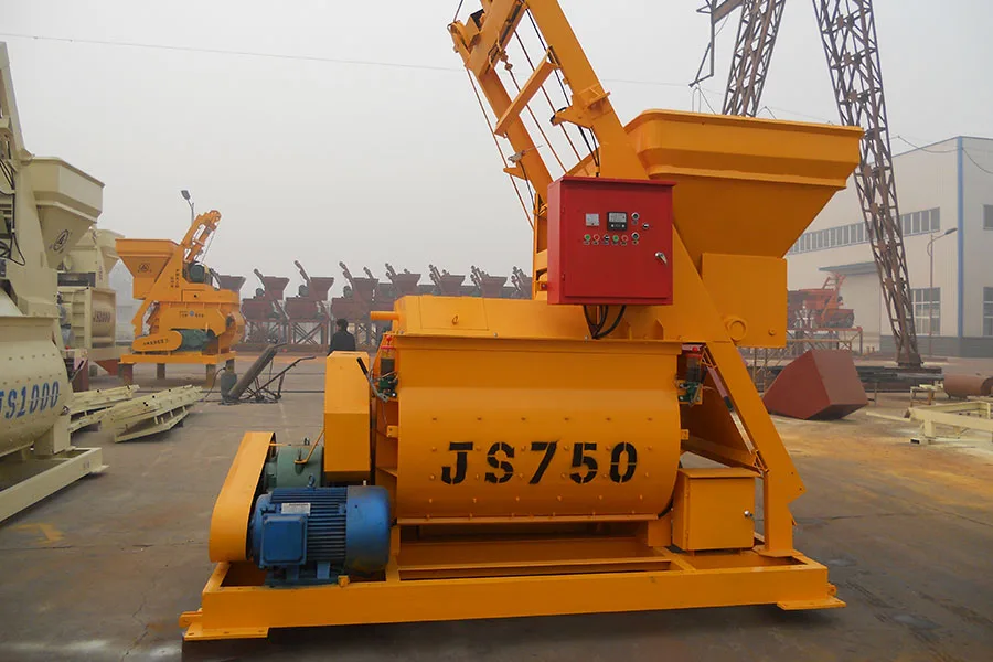 JS750 Malaxeur a Beton Double Arbre JS