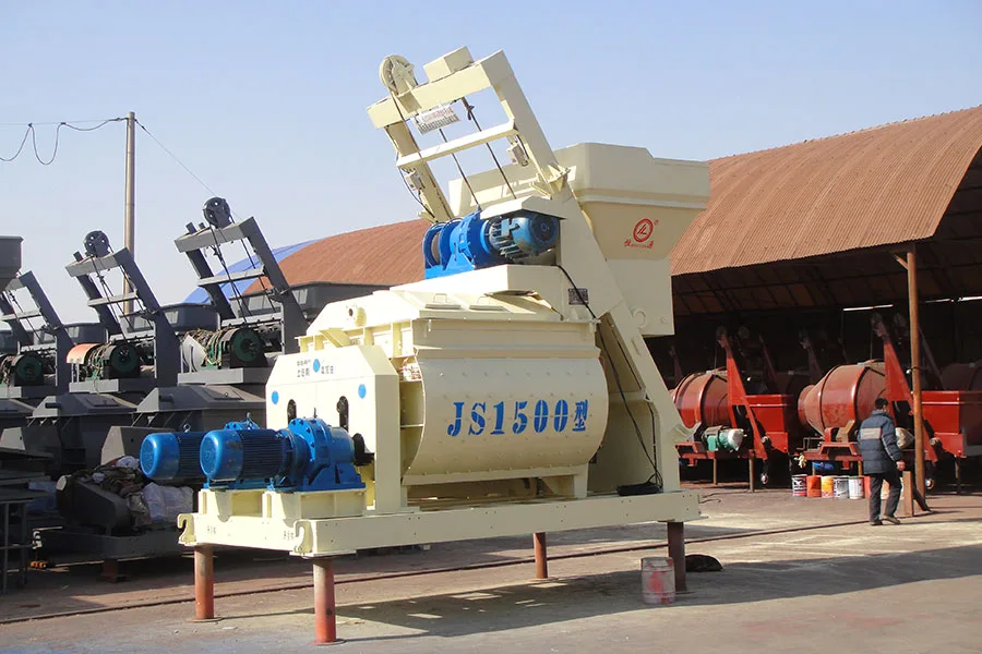 JS1500 двухвальный бетоносмеситель JS