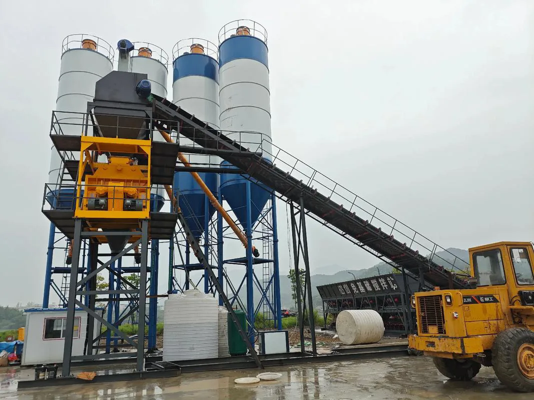 Centrale a Beton Avec Fondation