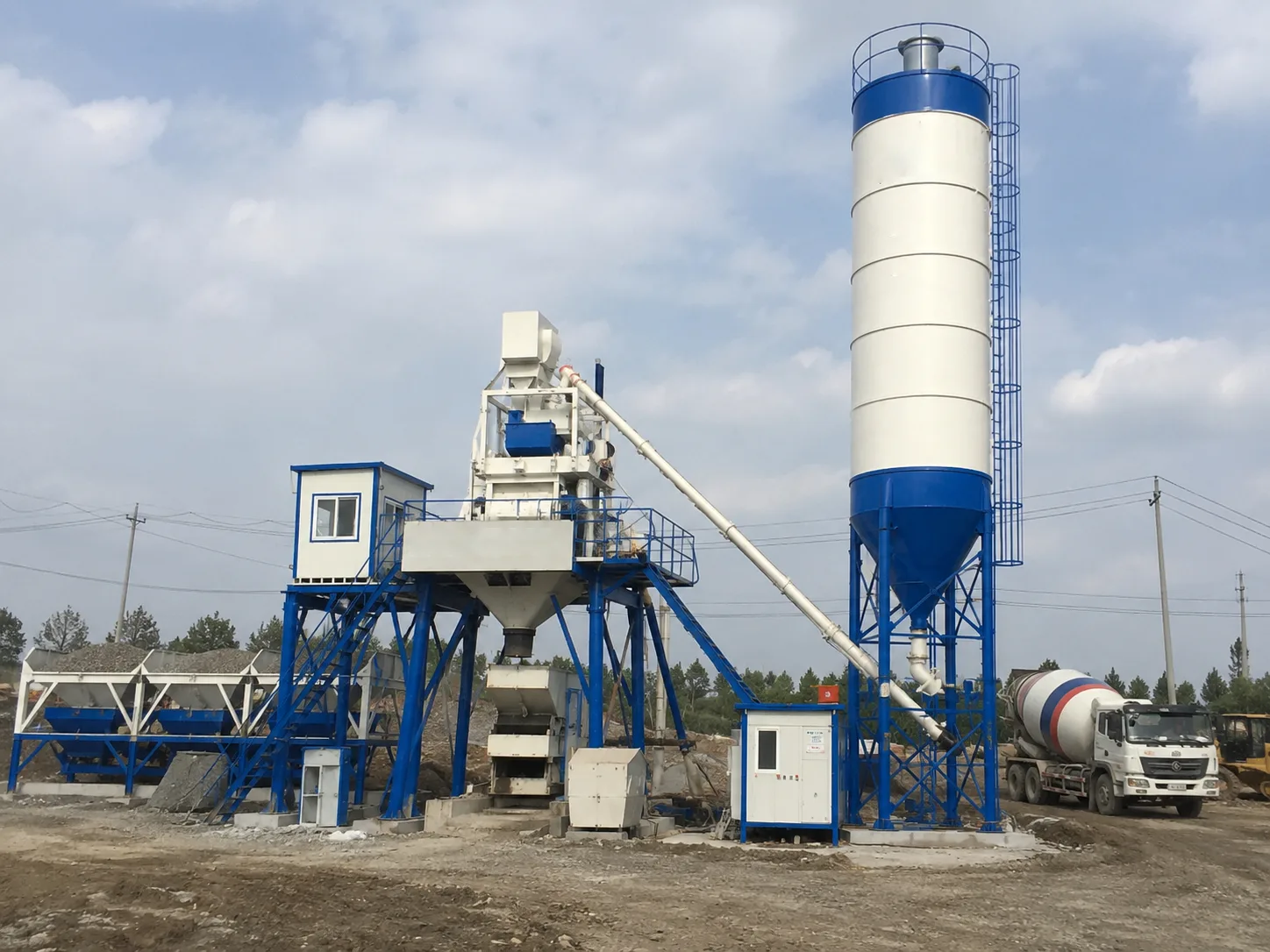 HZS35 Planta de Concreto Estacionaria