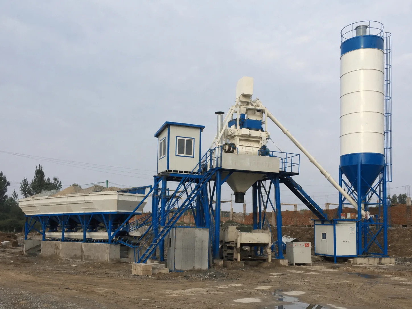 HZS35 Planta de Concreto Estacionaria