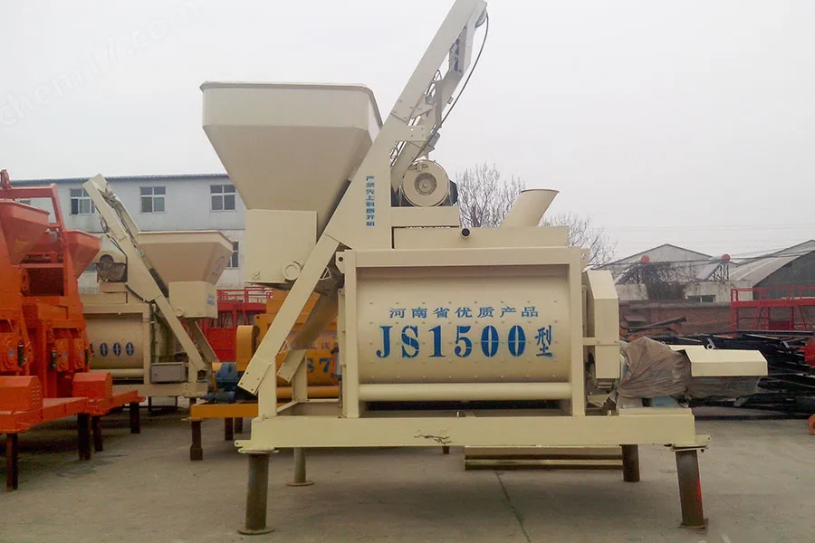 JS1500 двухвальный бетоносмеситель JS