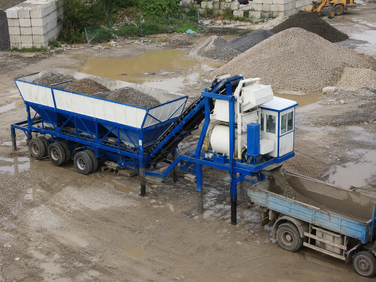 YHZS35-3 Centrale a Beton Mobile (Serie YHZS1.5)