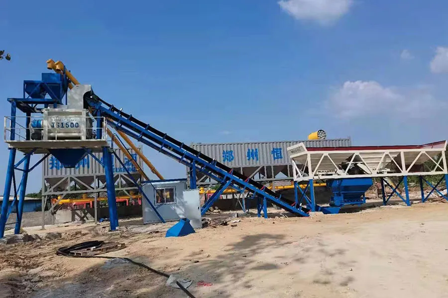 HZS90 Planta de Concreto Estacionaria