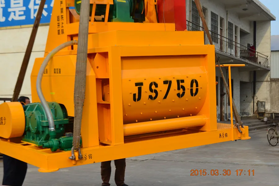 JS750 Malaxeur a Beton Double Arbre JS