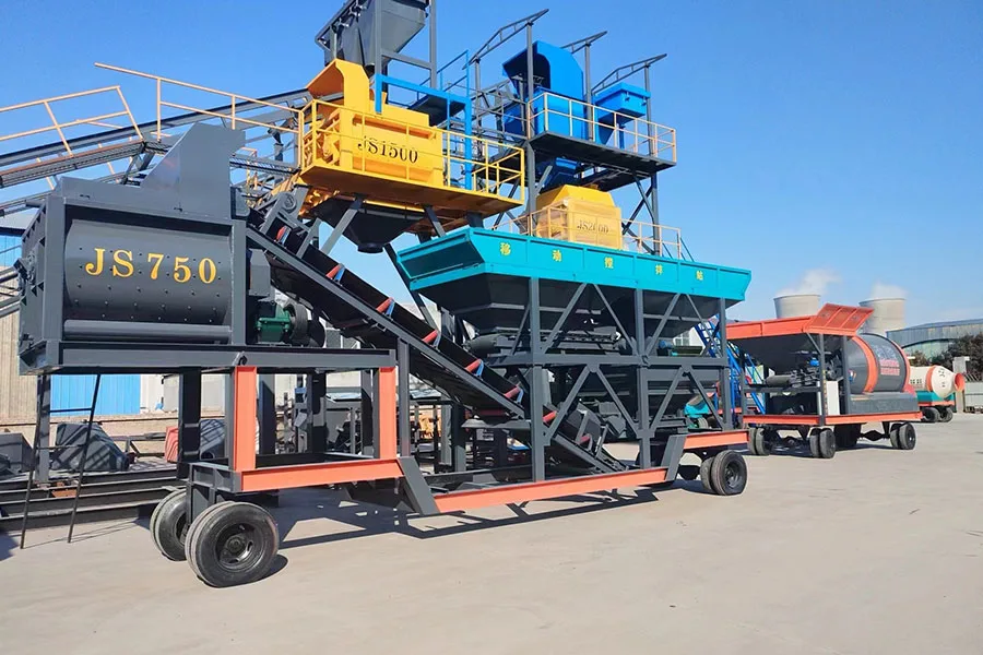 YHZS35 Planta Movil de Concreto con Cinta Transportadora