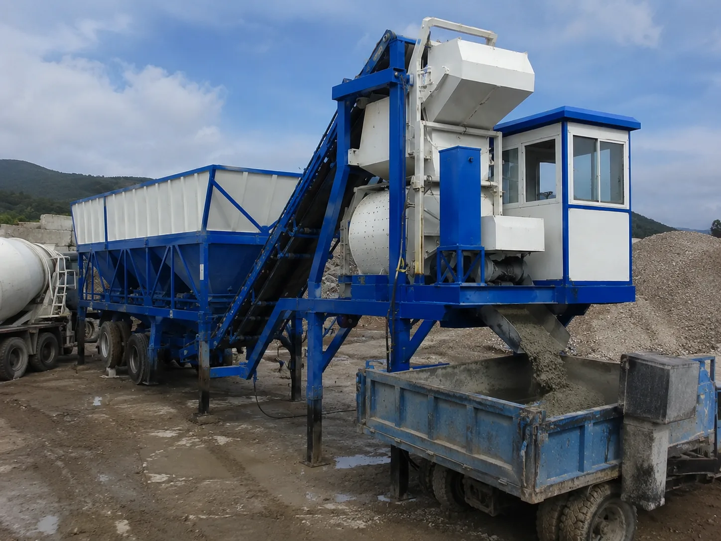 YHZS35-3 Centrale a Beton Mobile (Serie YHZS1.5)