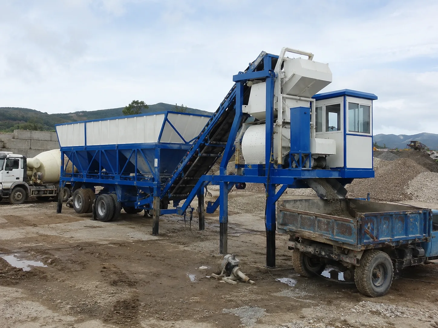 YHZS35-3 Centrale a Beton Mobile (Serie YHZS1.5)