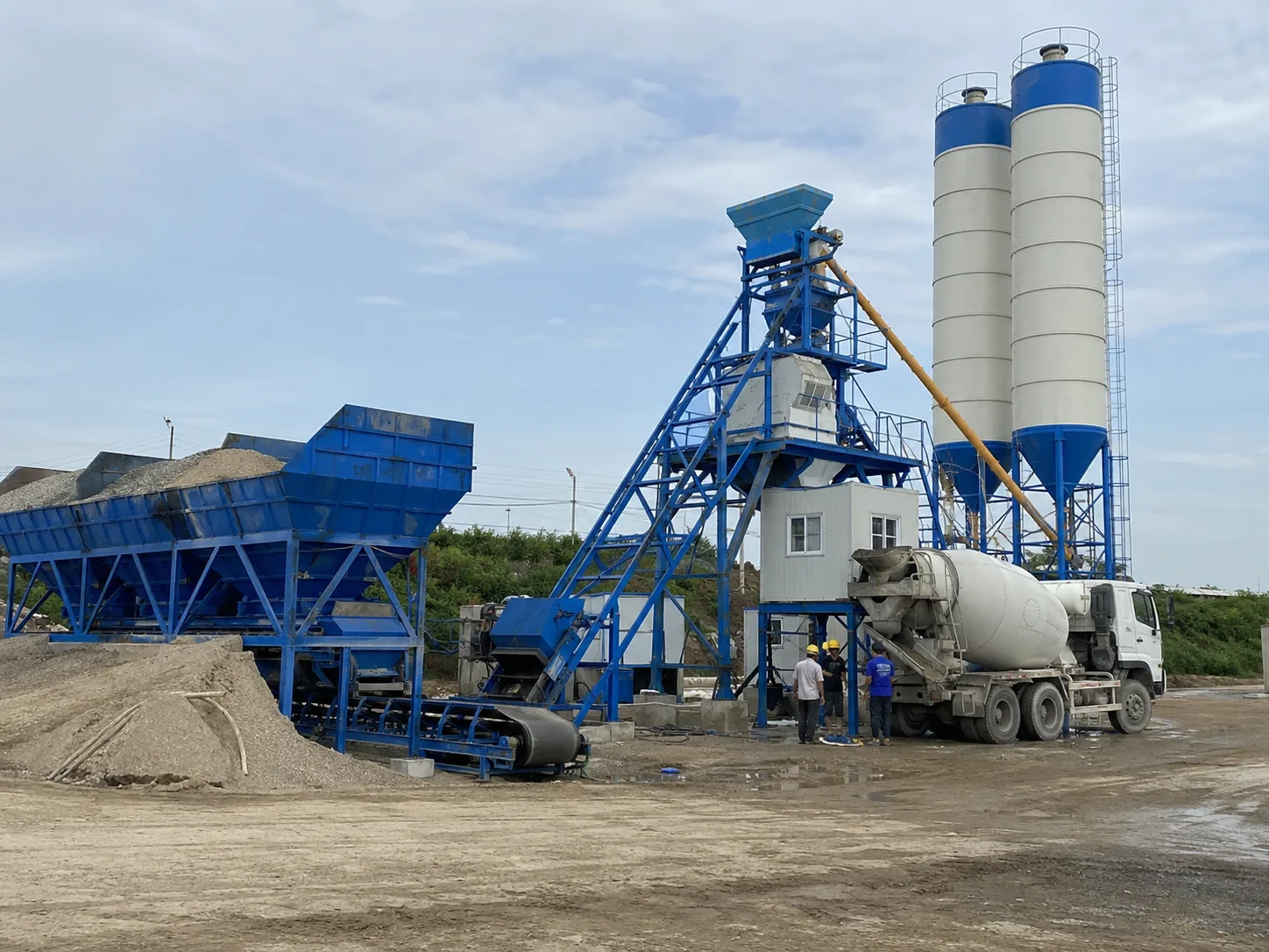 HZS75 Centrale a Beton Stationnaire