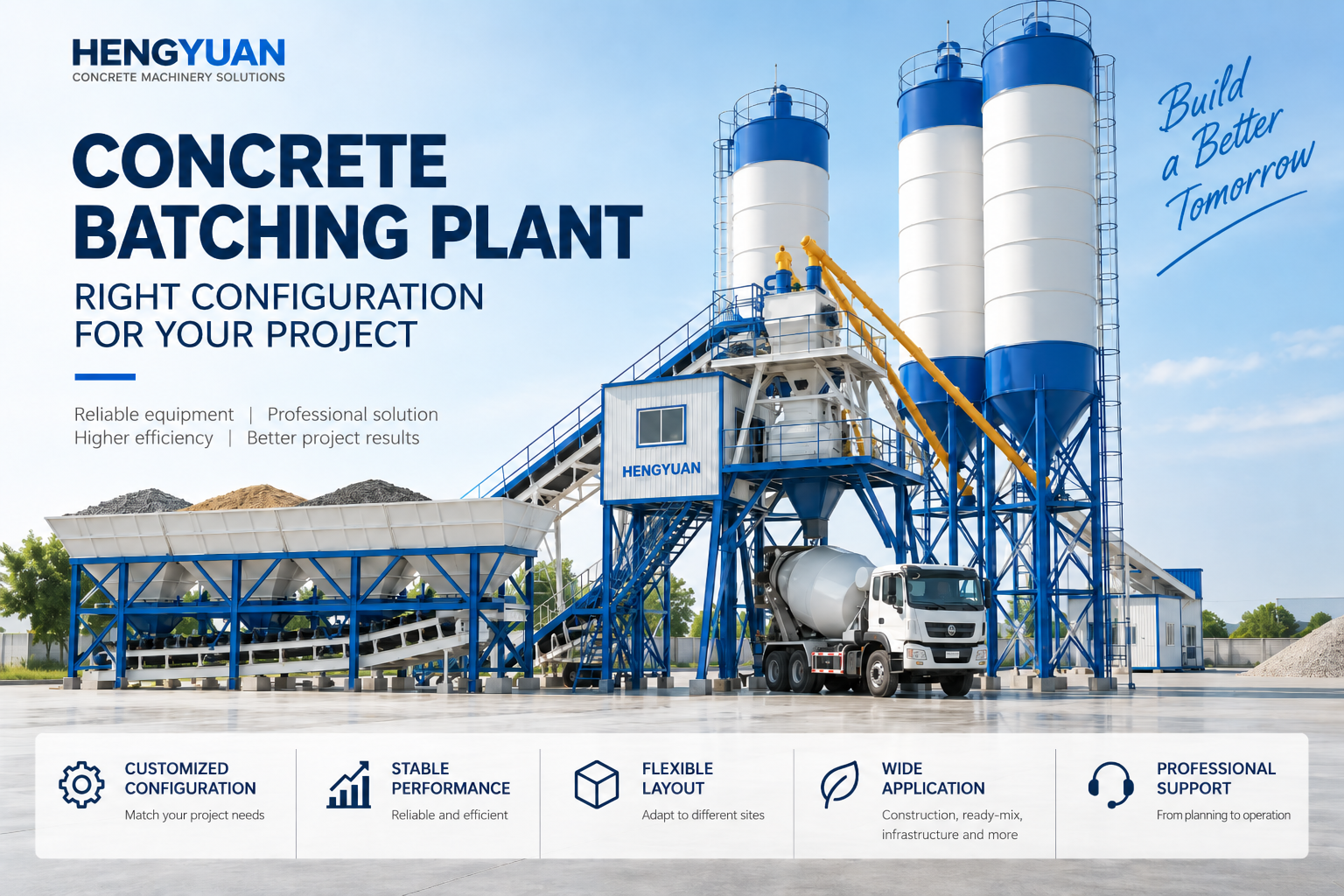 Concrete Batching Plant Selection: Why Project Conditions Matter More Than Model Names